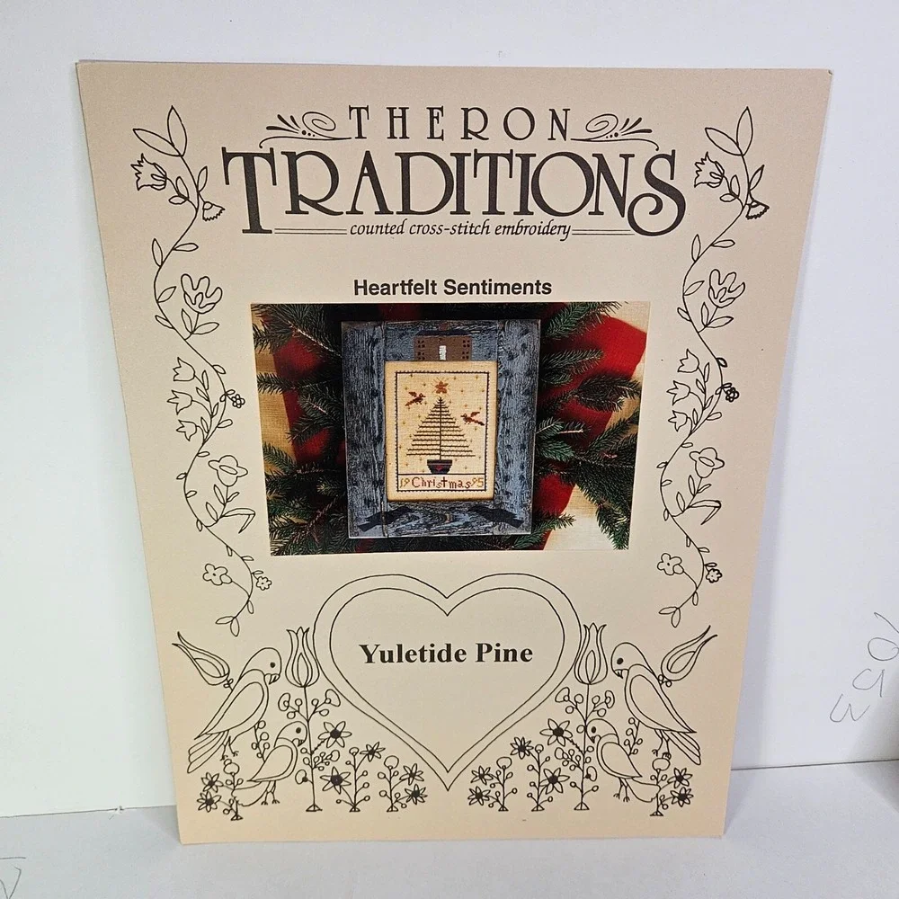 Theron‎ Traditions Yuletide Pine Xmas Expect Angels Cross Stitch Patterns Lot 2
